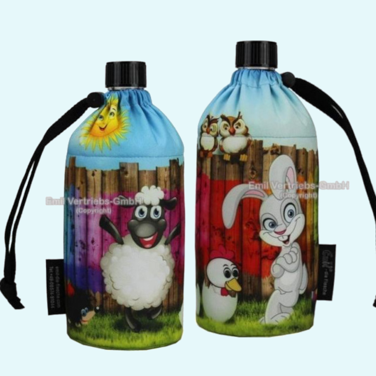 Emil die Flasche - Die gesunde Trinkflasche - verschiedene Größen - viele Designs