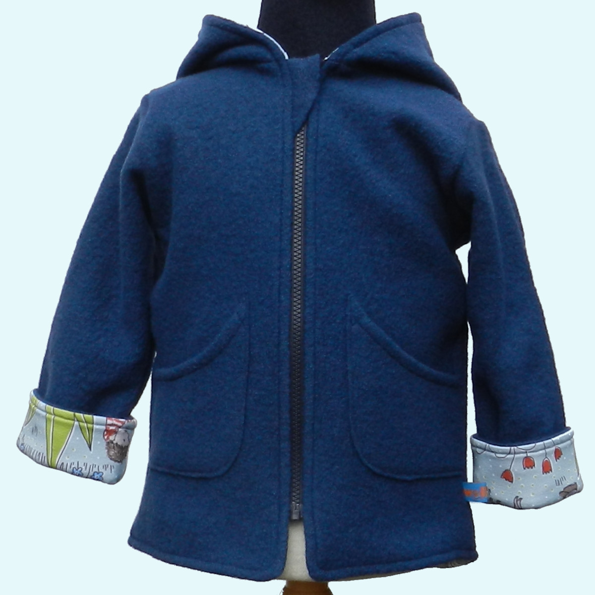 Hundeliebe - Kindertaum - Walkjacke mit BIO Baumwoll-Futter