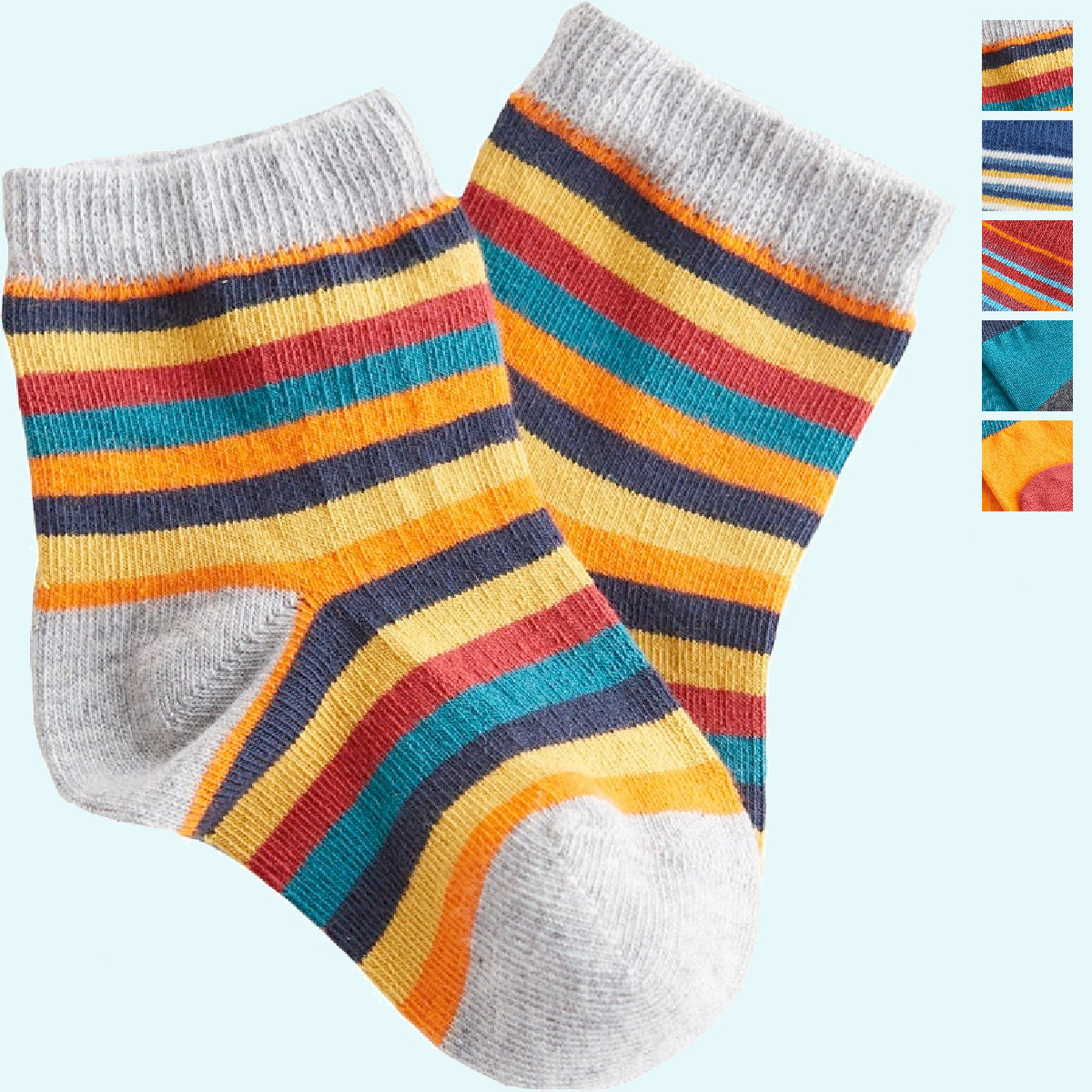 Fröhliche Baby- und Kindersocken aus BIO Baumwolle Socken - BASIC