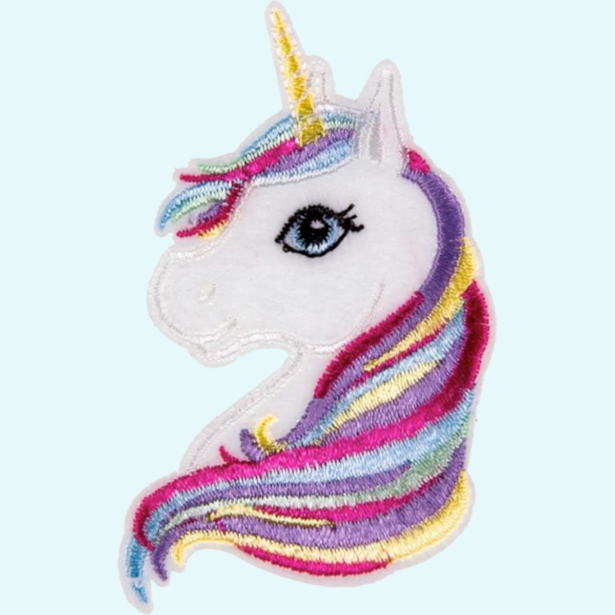 Süßes Einhorn Bild 🦄 Bügelapplikation Bügelbild