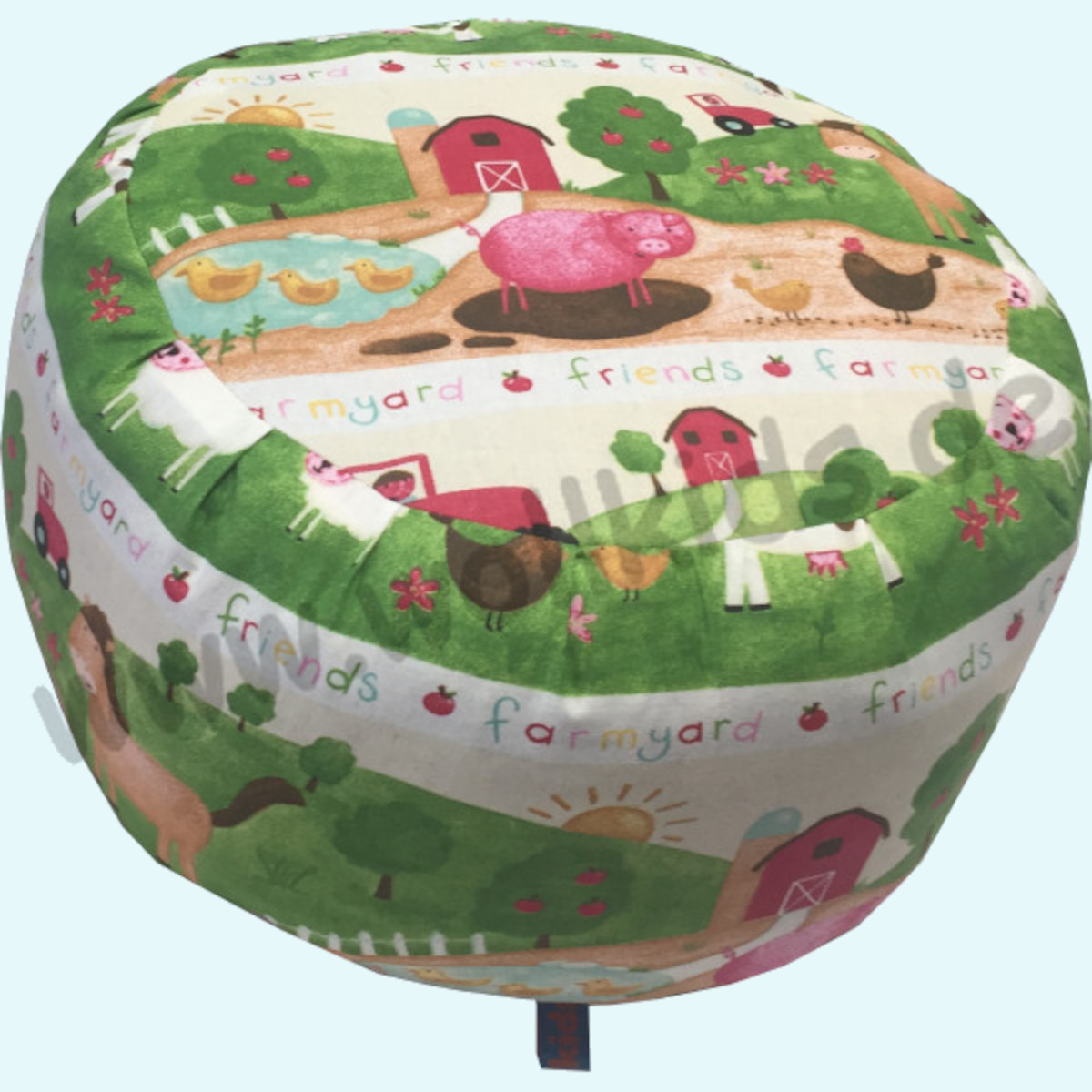 Wollkids Sitzkissen Bodenkissen Pouf Bauernhof - Kinderzimmer - Meditationskissen